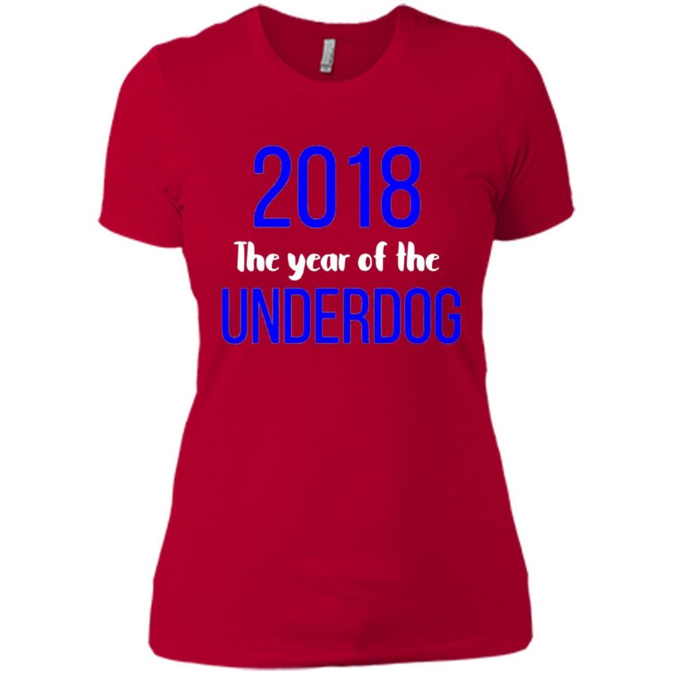 2018 The Year of the underdog tee - Ladies' Boyfriend T-Shirt