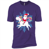 Unicorn And Santa Christmas 1 - Premium Short Sleeve T-Shirt