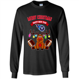 Tennessee Titans NFL Reindeer Funny Merry Christmas And Happy New Year