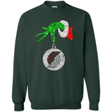 Amazing shirt Portland Trail Blazers Glitter Grinch Monogram Ornament Christmas - Sweatshirt