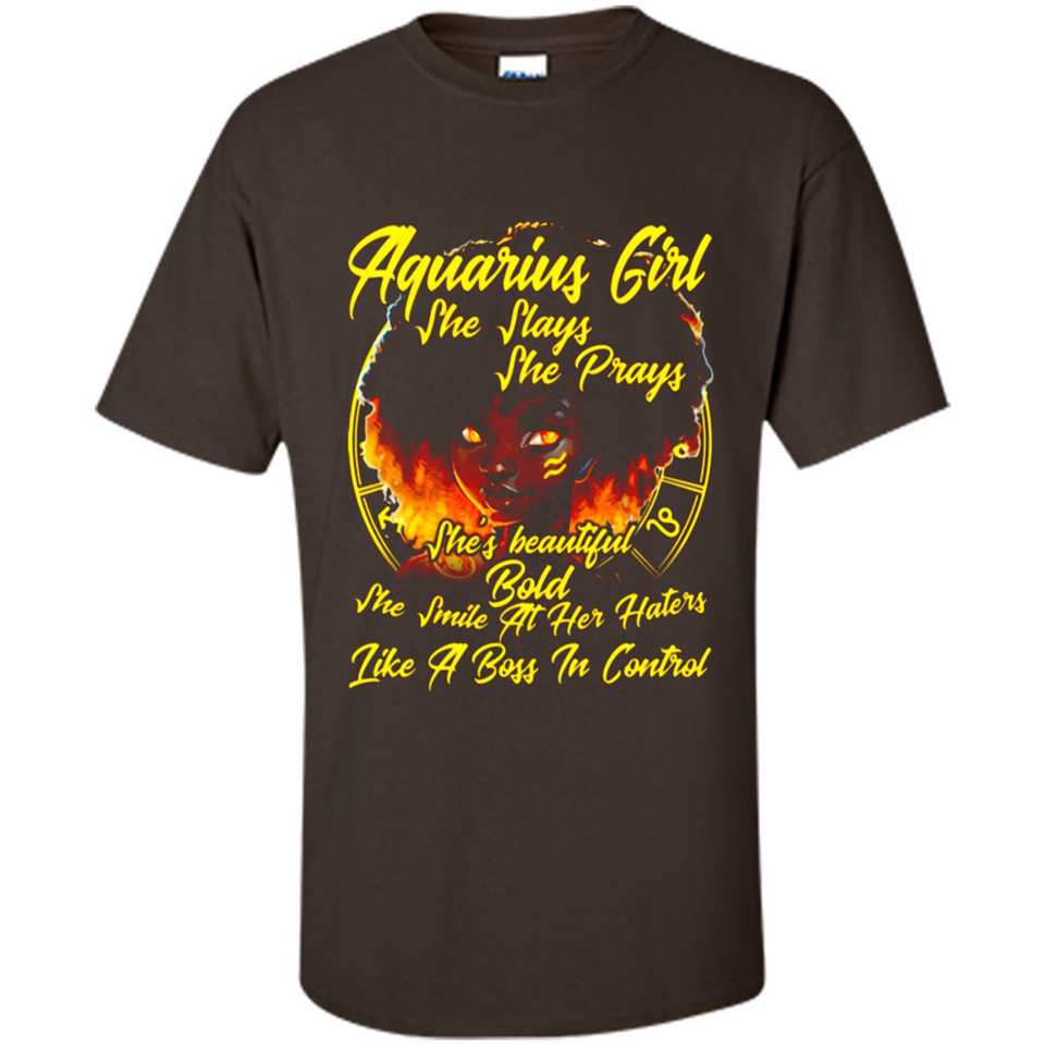 Aquarius Girl She Slays She Prays Zodiac Sign PINGPONG