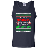 Funny Ugly Christmas T-Shirt Gift for Mechanic - Tank Top