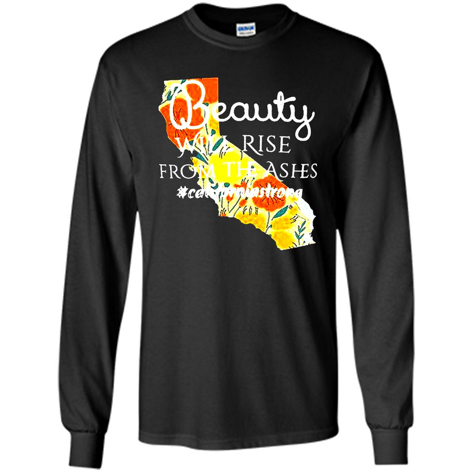 Paradise California Strong Camp Fire Youth T-Shirt PINGPONG - Long Sleeve T-Shirt