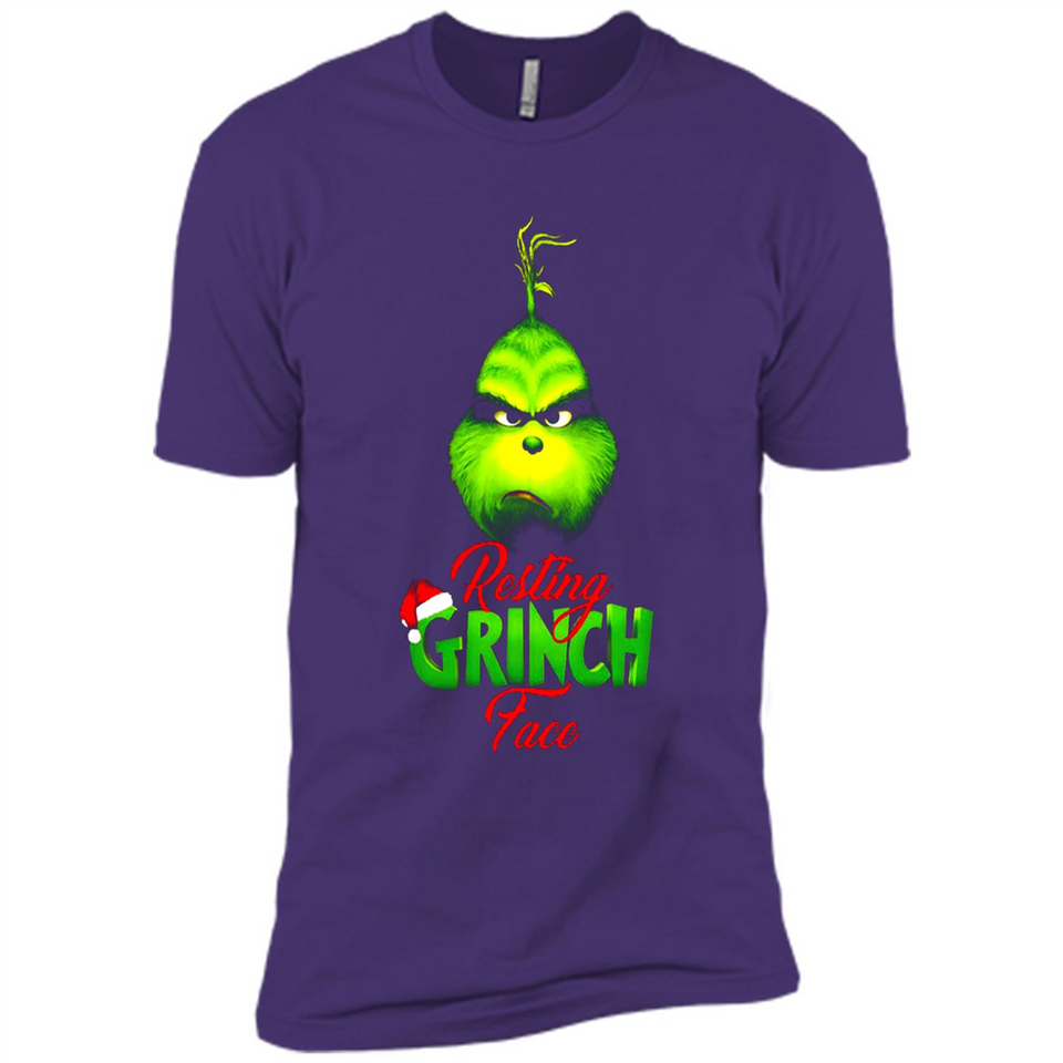 Resting Grinch Face Shirt PINGPONG - Premium Short Sleeve T-Shirt