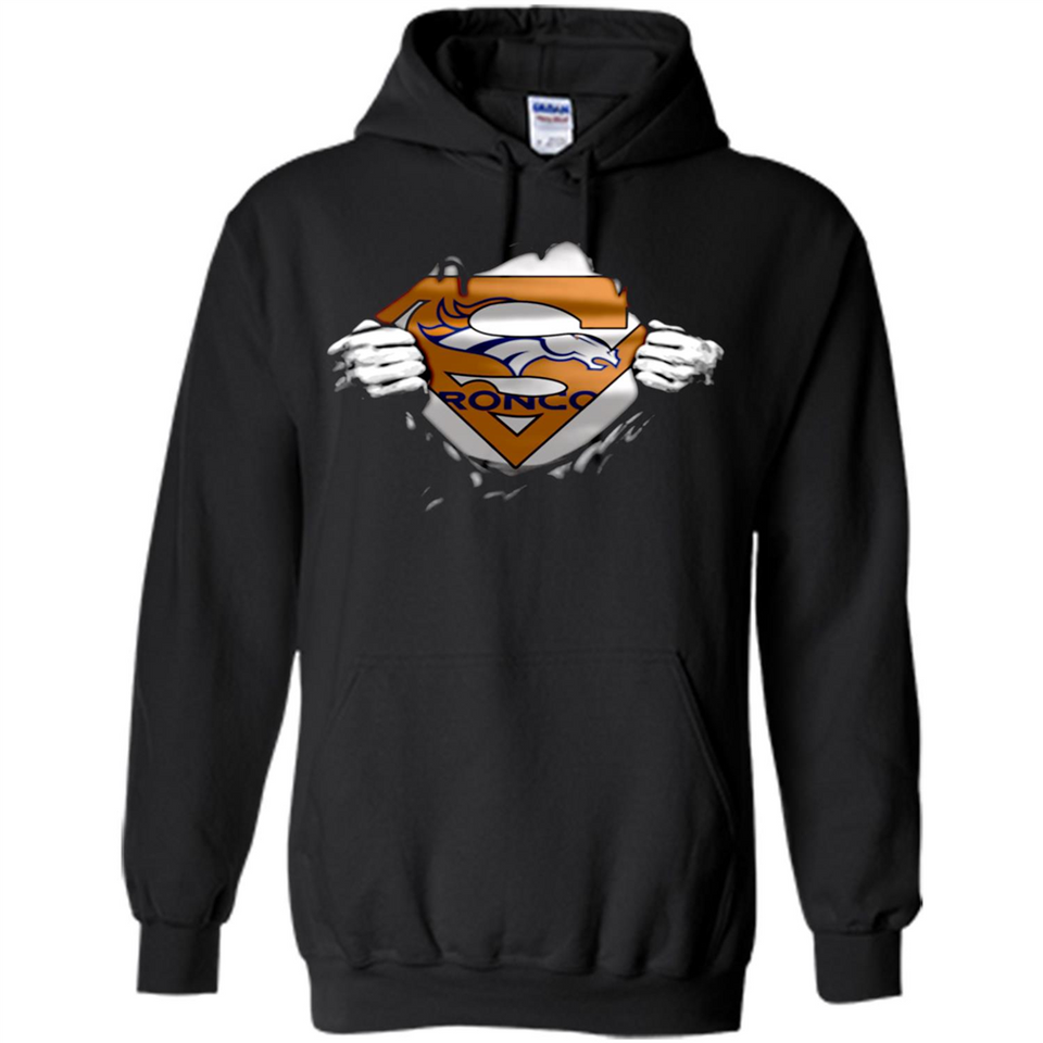 Denver Broncos And Superman Fans - Hoodie