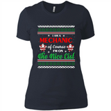 Funny Ugly Christmas T-Shirt Gift for Mechanic - Ladies' Boyfriend T-Shirt