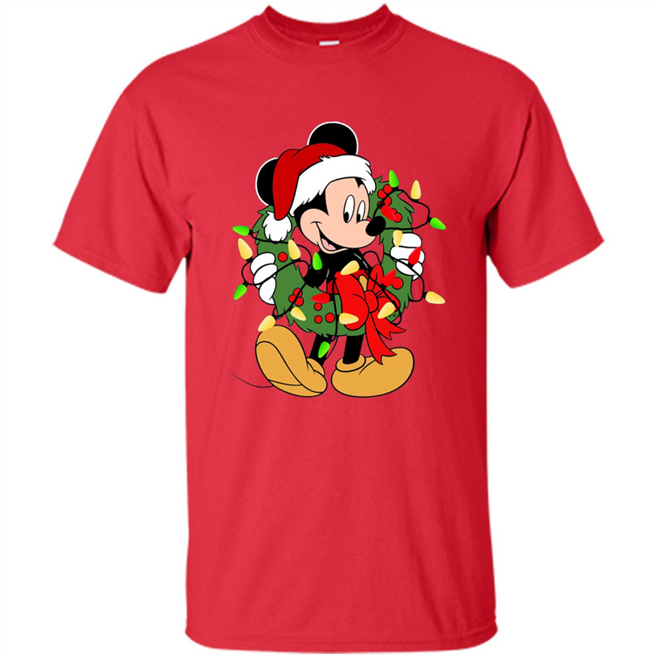 Disney Mickey Mouse Christmas Lights Sweatshirt - Shirt