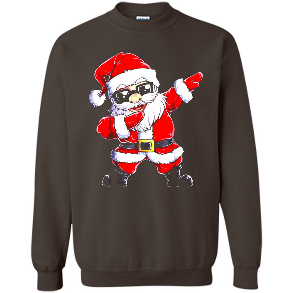 Christmas shirt Dabbing Santa Claus Xmas Gift - Sweatshirt