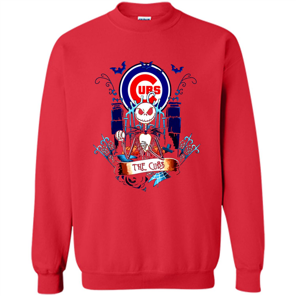 Chicago Cubs Halloween The Nightmare Before Christmas - Sweatshirt