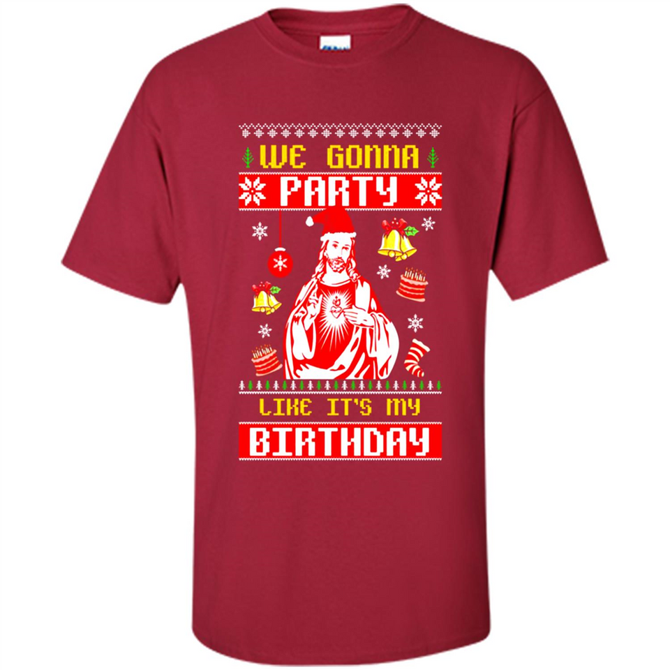 We Gonna Party Like It's My Birthday Jesus Christmas PINGPONG