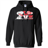 Snoopy loves NBA Atlanta Hawks - Hoodie