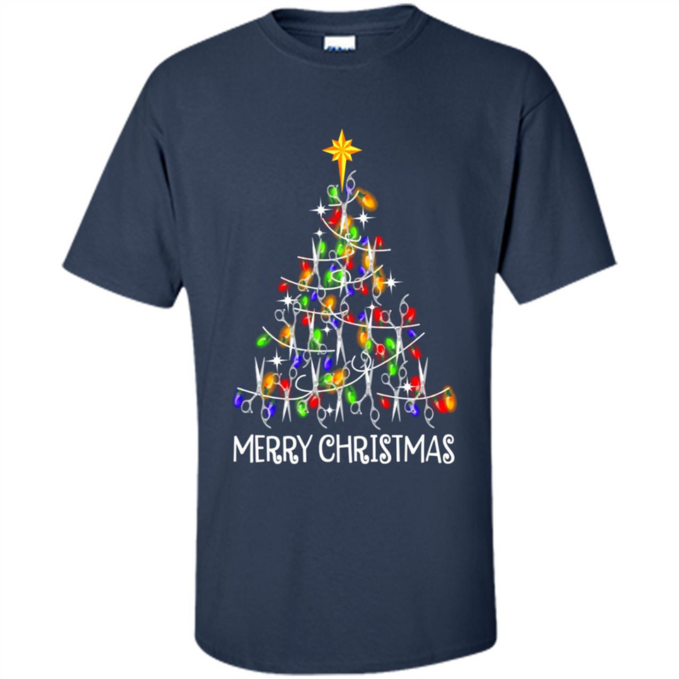 Hairstylist Merry Christmas Hairstylist Scissors Christmas Tree PING PONG
