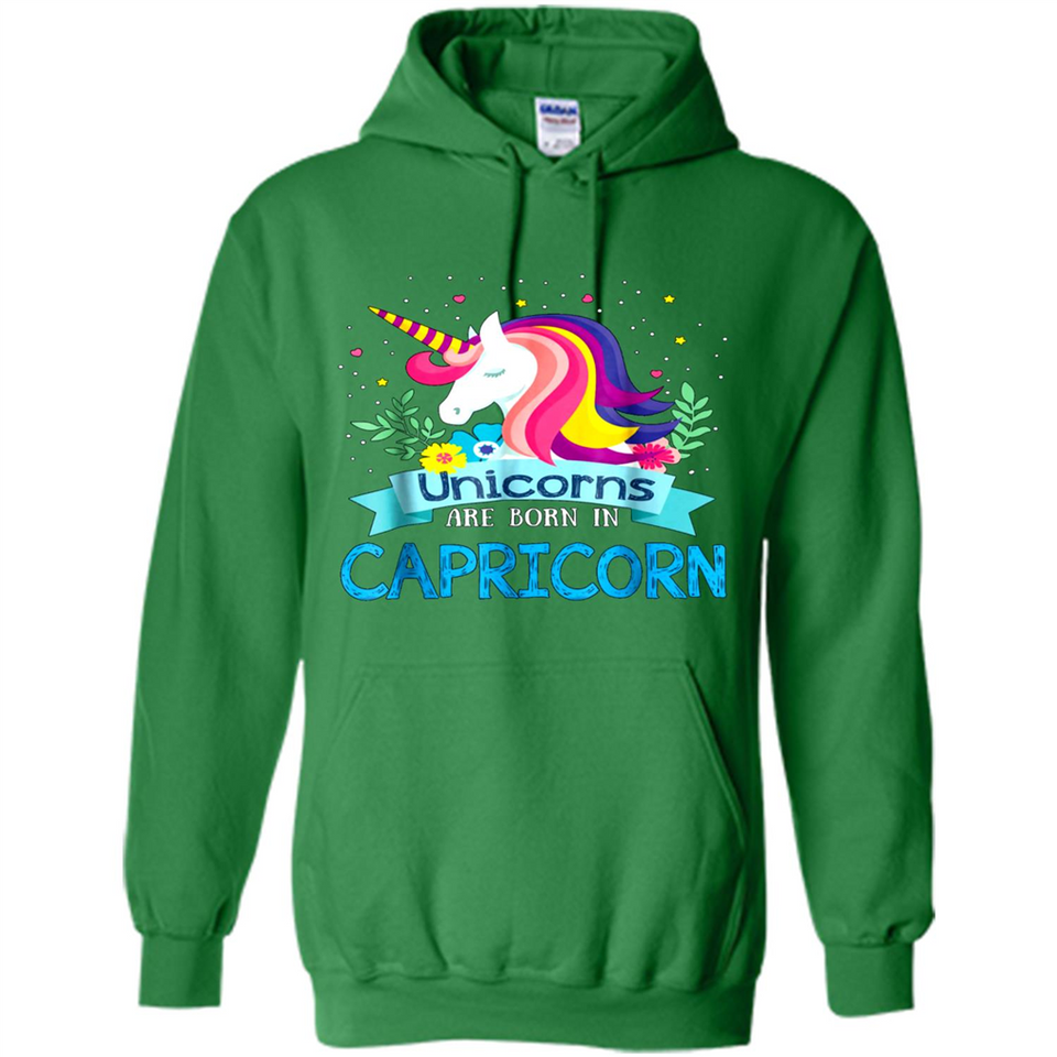 Unicorns are born in Capricorn Birthday Rainbow Gift Custom Ultra Cotton