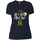 Let's Get Elfed Up Drinking Beer Christmas PINGPONG