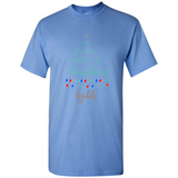 My Favorite Color is Christmas Lights Xmas Sporty T-Shirt - Shirt