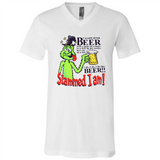 Slammed I Am I Would Drink Beer With A Goat On A Boat Shirt - Canvas Unisex V-Neck