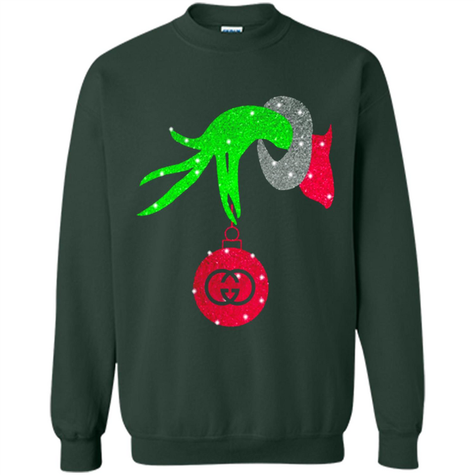 Grinch hand holding logo Gucci PING PONG