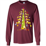Tractor Car Christmas Tree T-shirt For Drivers