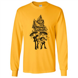 Mariachi Skeleton Shirt Dia De Los Muertos Tequila - Long Sleeve T-Shirt