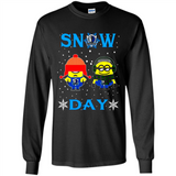 Snow Day Shirt For Dallas Mavericks Vs Minion Fans pingpong