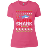 Auntie shark Doo Doo Doo Christmas - Ladies' Boyfriend T-Shirt