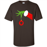 Funny Grinch Hand Holding Chef Ornament Christmas PING PONG