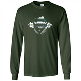 Charlotte Hornets And Superman Fans - Long Sleeve T-Shirt