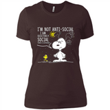 Snoopy I'm Not Anti-Social I Am Selectively Social