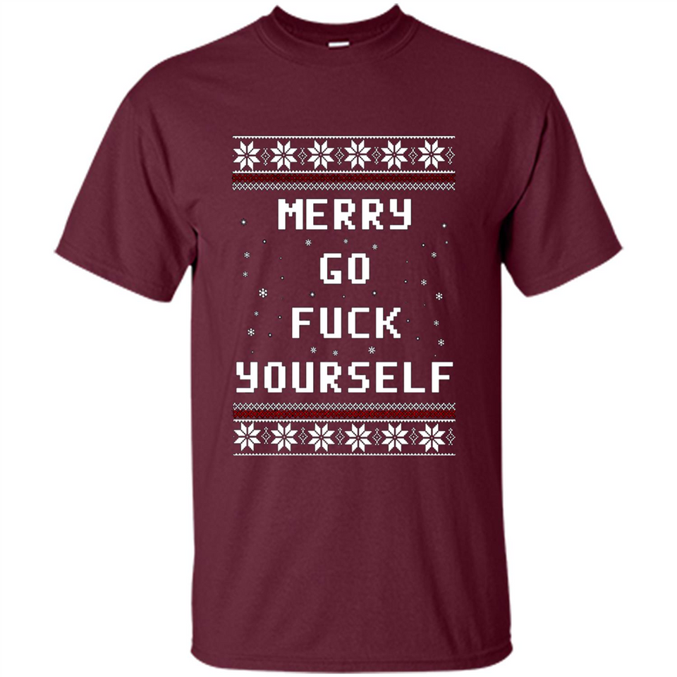 Merry go fuck yourself Christmas sweatshirt PINGPONG