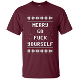 Merry go fuck yourself Christmas sweatshirt PINGPONG