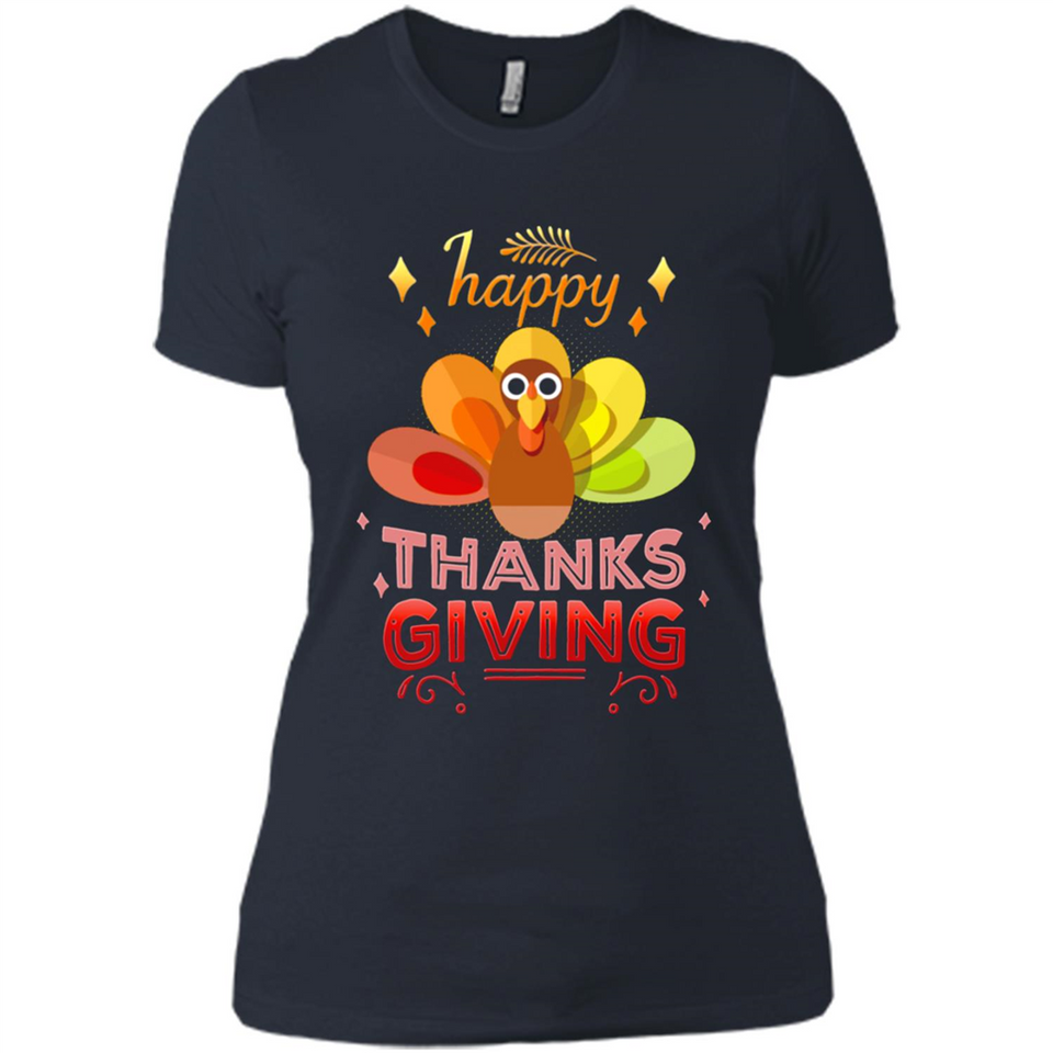 Happy Thanksgiving Turkey Day Colorful Cute