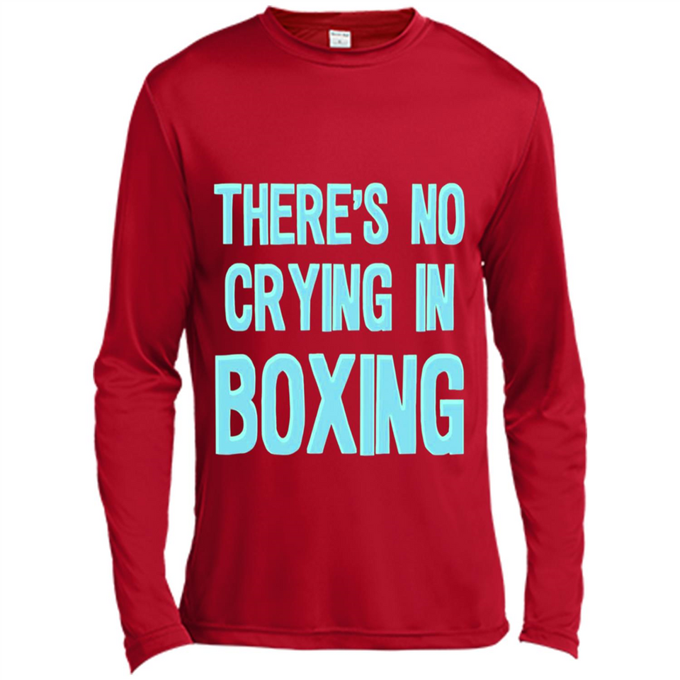 There's no crying in boxing - Canvas Long Sleeve T-Shirt