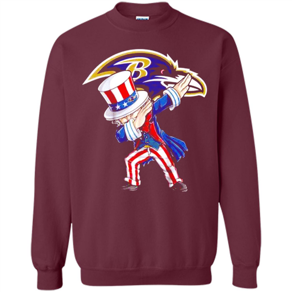 NFL BALTIMORE RAVENS UNCLE SAM DABBING INDEPENDENCE DAY