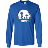 Snoopy The Peanuts Walking To The Moon