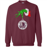 Amazing Dallas Mavericks Glitter Grinch Monogram Ornament Christmas Gift - Sweatshirt