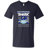 Police boyfriend Shark Blue Line Tee