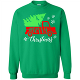 Vintage Christmas Classic Truck T-Shirt with Snow and Tree