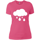 Rain Graphic Funny Black mugs PINGPONG - Ladies' Boyfriend T-Shirt
