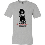 Hello My Name Is Inigo Montoya You Killed My Father Prepare To Die MERCHCUTE - Canvas Unisex T-Shirt