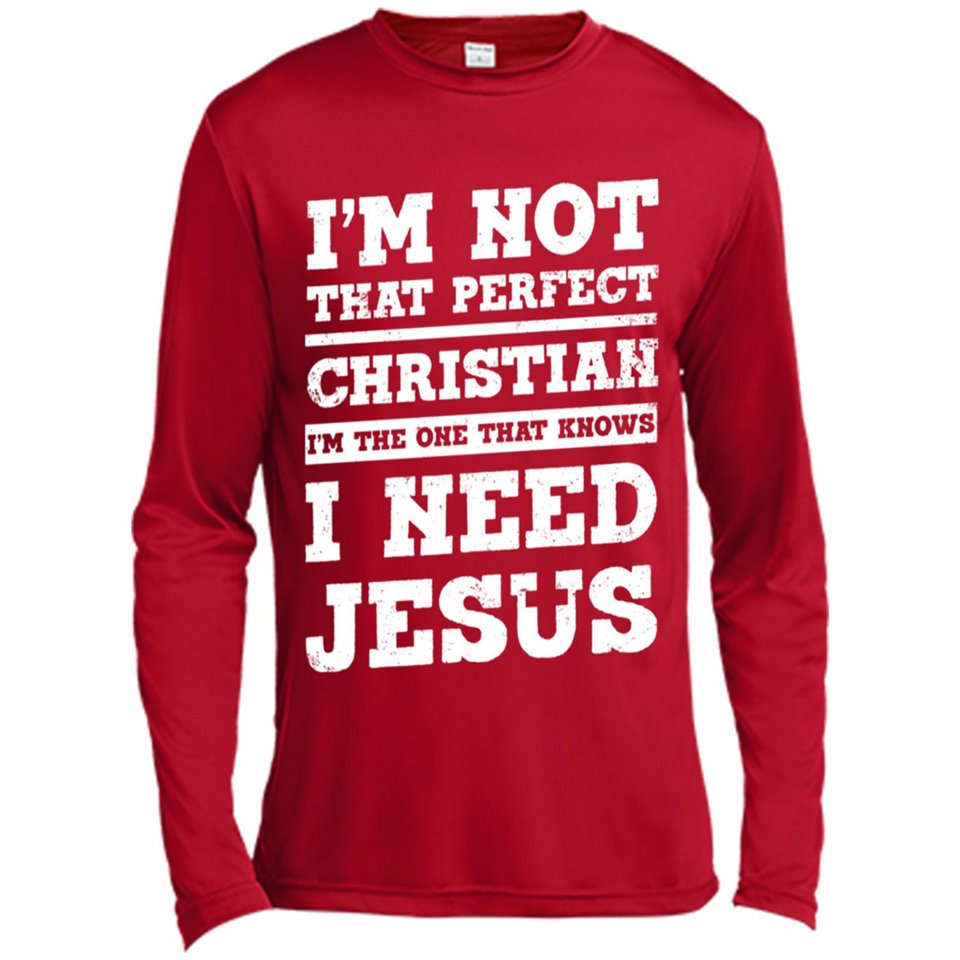 I'm The One That Known I Need Jesus - Canvas Long Sleeve T-Shirt