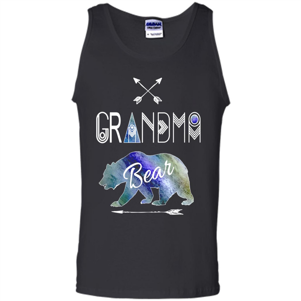 Grandma Bear Shirt Tribal Family Vacation & Camping Tee - Tank Top
