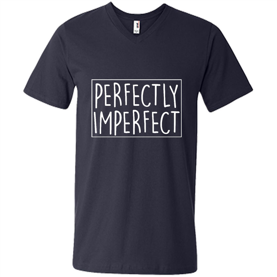 Perfectly Imperfect Black mugs PINGPONG - Men's V-Neck