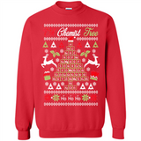Chemist Tree Shirt Oh Chemistry Tree Ugly Christmas - Sweatshirt
