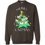 Merry Catmas Funny Cool Christmas Mug PINGPONG - Sweatshirt