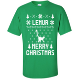 Vintage Tee For Women Men Graphic Shirts Lemur Ugly Christmas Sweater - Shirt