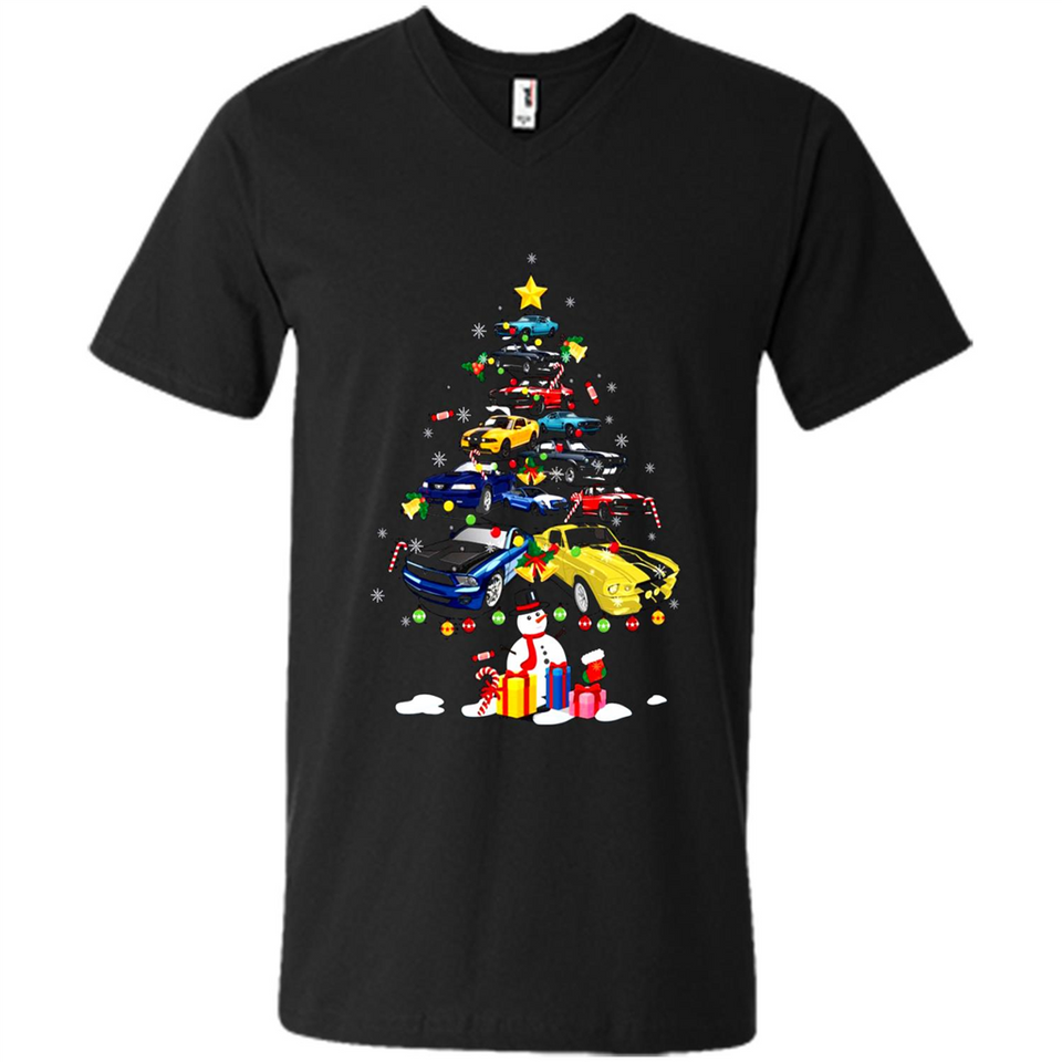 Mustang Tree Christmas Sweatshirt PINGPONG