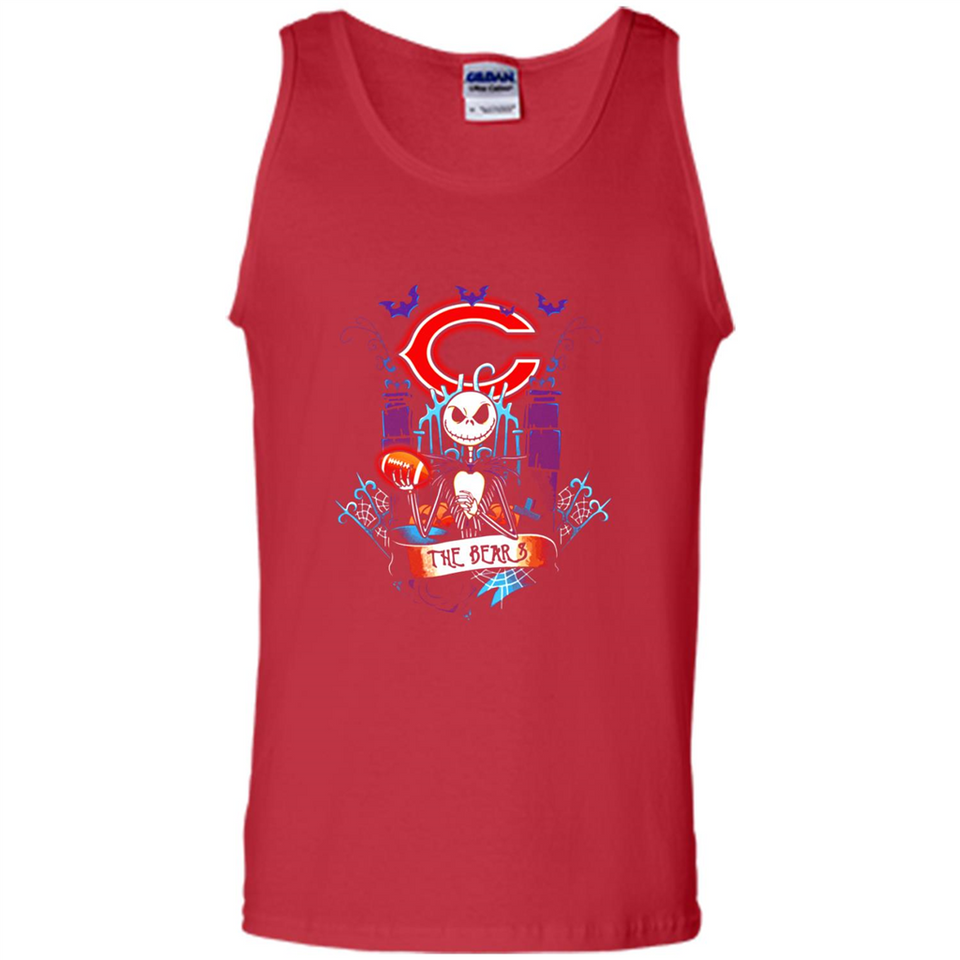 Chicago Bears Halloween The Nightmare Before Christmas - Tank Top