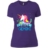 Unicorns are born in Gemini Birthday Rainbow Gift Custom Ultra Cotton