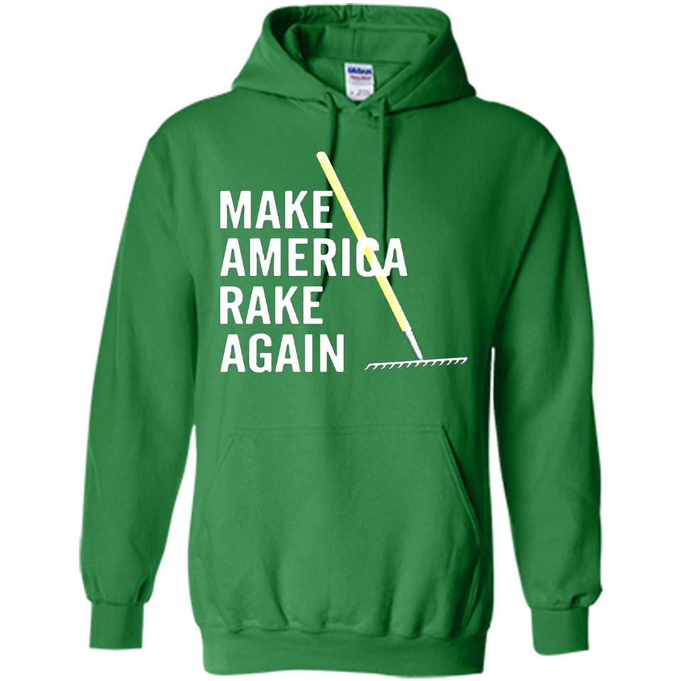 Make America Rake Again California Fires Paradise Youth T-Shirt PINGPONG - Hoodie