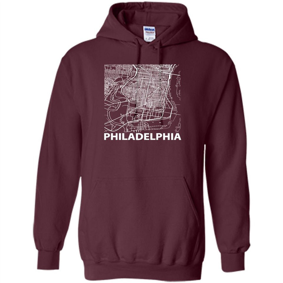 Philadelphia Pennsylvania City Map Souvenir